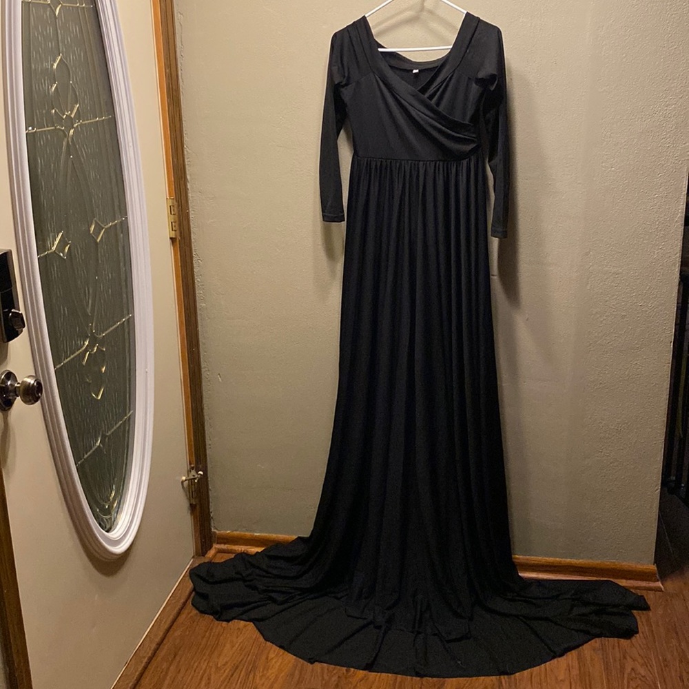 EUC Black Maternity Dress